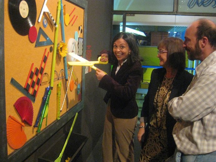 La concejala, en la inauguración