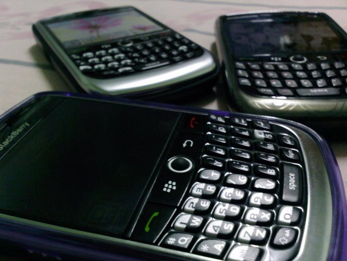 Teléfono móvil inteligente smartphone Blackberry