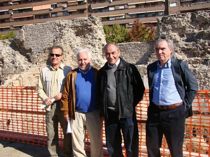El alcalde de Talavera en su visita a la Alcazaba