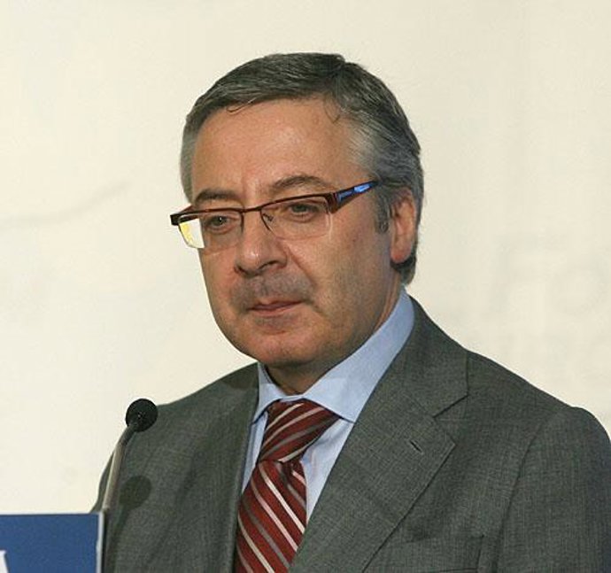 José Blanco en un desayuno informativo con Javier Losada