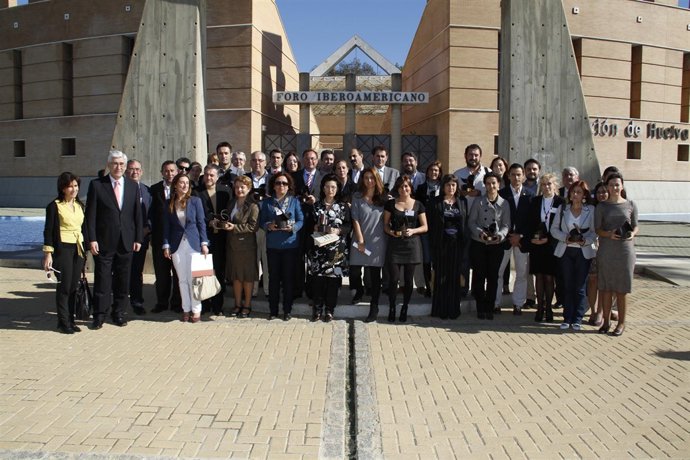 Imagen de los galardonados con el Premio Progreso. 