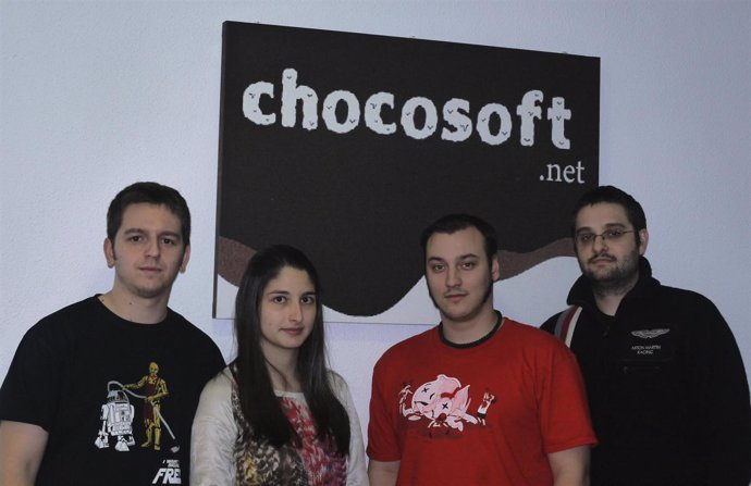 Los creadores de la empresa salmantina Chocosoft.net.