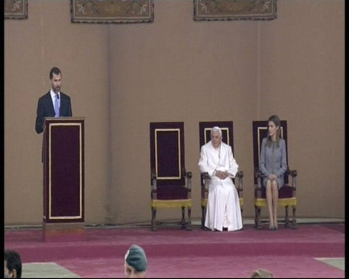 El Príncipe resalta el compromiso del Papa con la paz