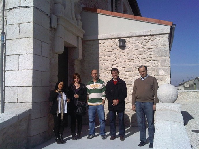 El Grupo Provincial del PSOE visita el Museo de la Piedra de Campaspero (Vallado