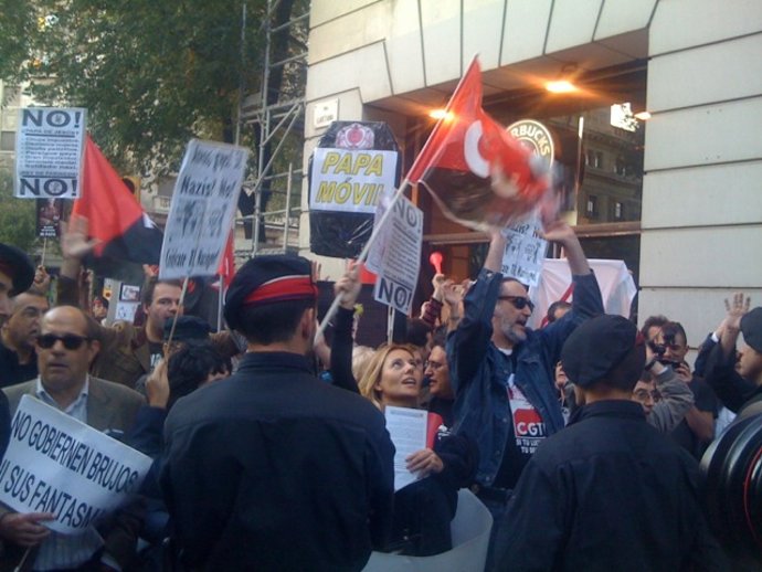 Foto manifestantes de CGT