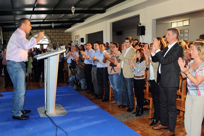 El presidente de Canarias en la convención