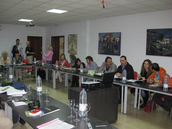 Jornada de trabajo en la sede de la mancomunidad