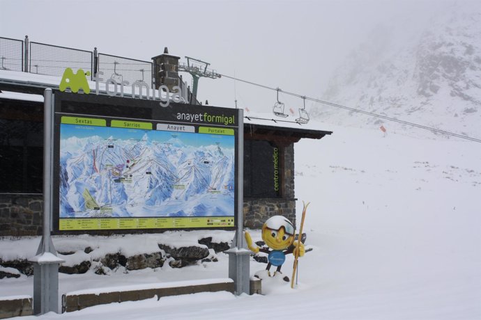 Formigal primeras nevadas en noviembre 2010