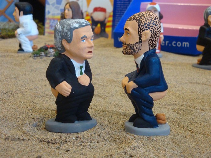 Los 'caganers' de Mourinho y Guardiola