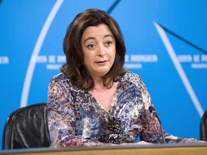 Mar Moreno, en rueda de prensa en San Telmo