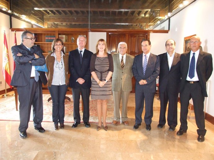 Valcárcel recibe a los representantes de Feaps Región de Murcia