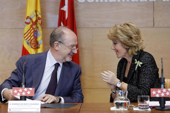 Esperanza Aguirre y rodrigo Rato