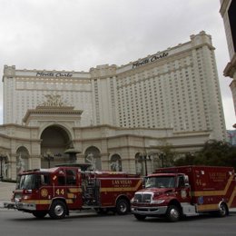 casino montecarlo las vegas estados unidos incendio coche bomberos