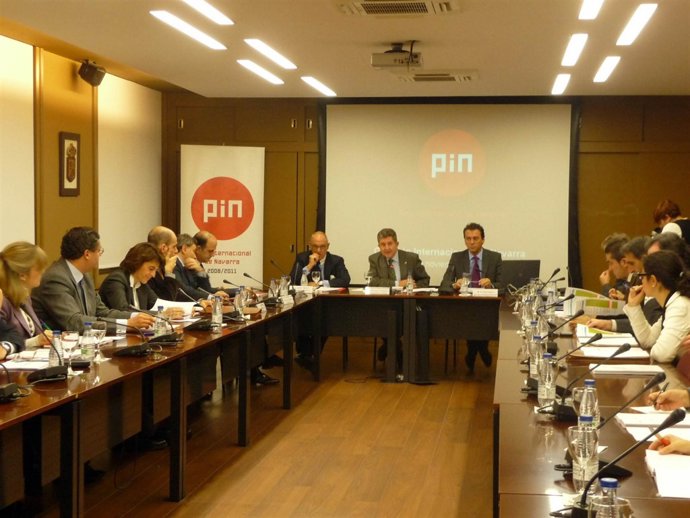 El vicepresidente Álvaro Miranda preside el Consejo Internacional de Navarra. 
