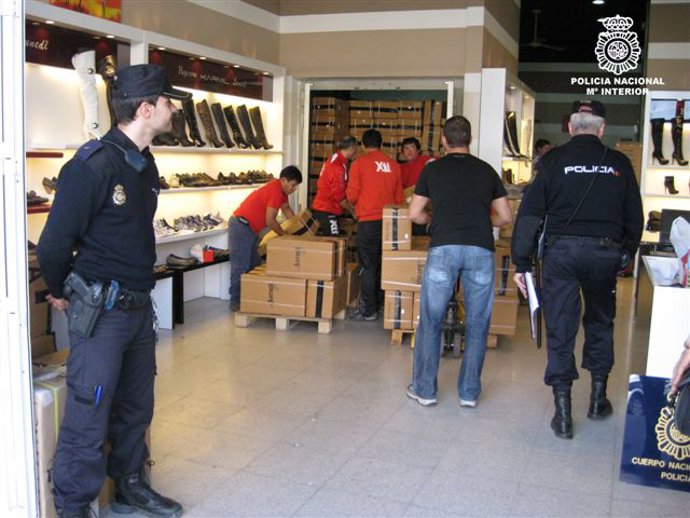 operación contra falsificación de marcas