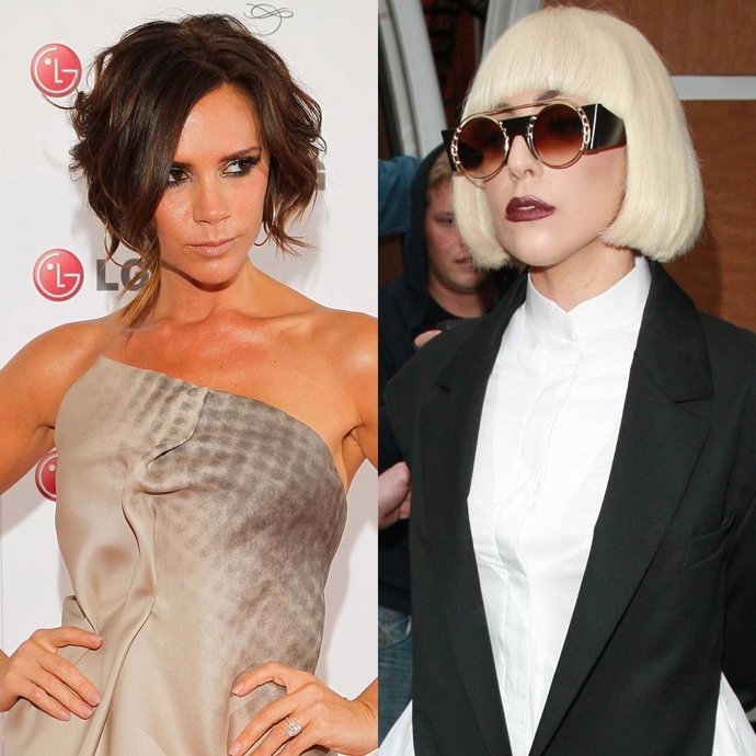 Victoria Beckham y Lady Gaga