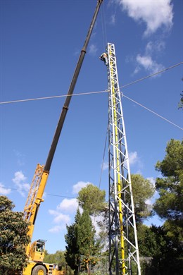 TORRENT CONCLUYE LA INSTALACIÓN TORRES DEL SISTEMA CONTRA INCENDIOS VEDAT