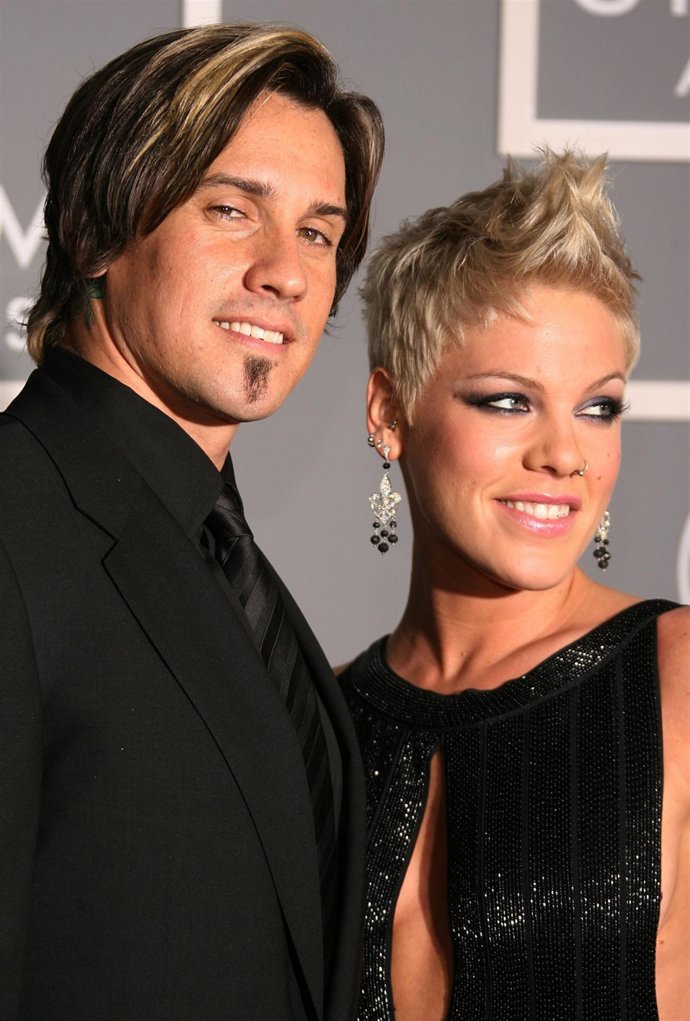 Pink y su marido Carey Hart