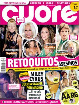 Portada de la revista 'Cuore' 