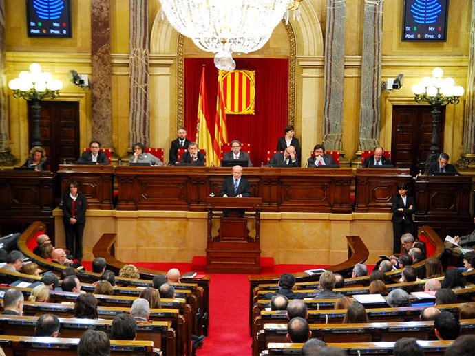 Pleno del Parlament de Catalunya
