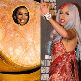 Eva Longoria y Lady Gaga