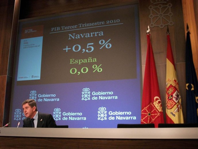 El consejera de Economía y Hacienda del Gobierno de Navarra, Álvaro Miranda.