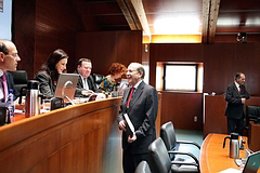 Antonio Gasión comparece en las Cortes de Aragón