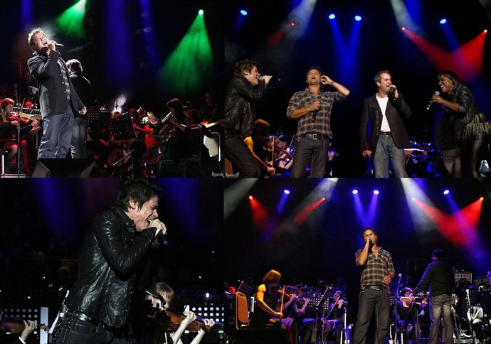 Imágenes del espectáculo 'Queen Symphonic Rhapsody'.