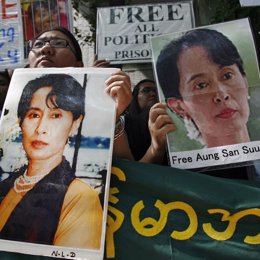 líder opositora Aung San Suu Kyi
