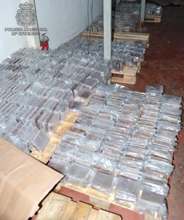 Droga intervenida en el marco de la operación 'Claros'