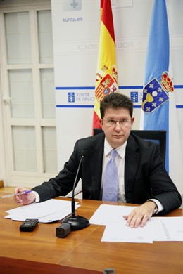 O director xeral de Funci-n Poblica, JosZ Mar'a Barreiro D'az, ofrece unha rolda