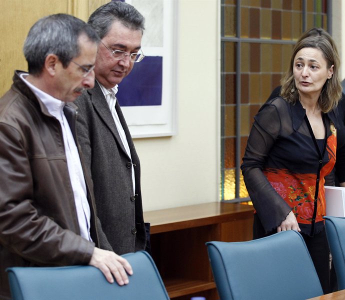 Mari Luz Rodríguez,  Ramón Górriz y Toni Ferrer