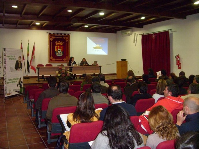 Momento de las jornadas en Llerena