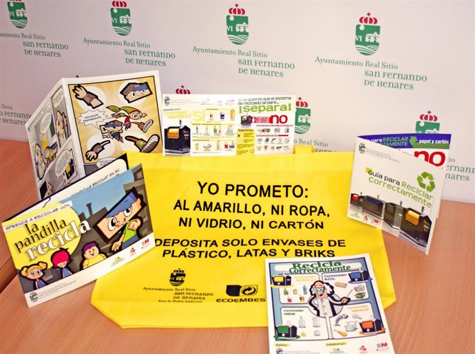 Campaña de información sobre reciclaje en San Fernando