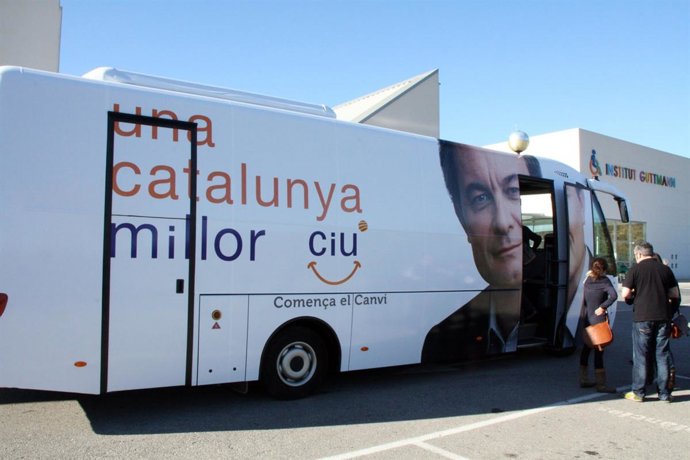 Autobús de campaña de CiU