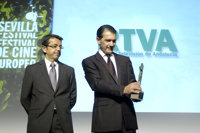 Antonio Banderas recoge el Premio RTVA a la Trayectoria Profesional