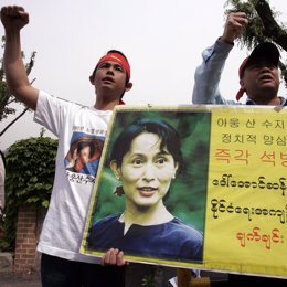líder opositora Aung San Suu Kyi