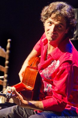'Niño de Pura' en su último concierto en la Bienal de Flamenco de Sevilla