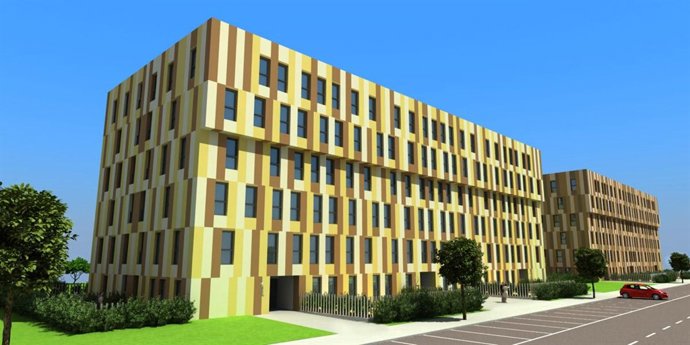 Infografía de las viviendas