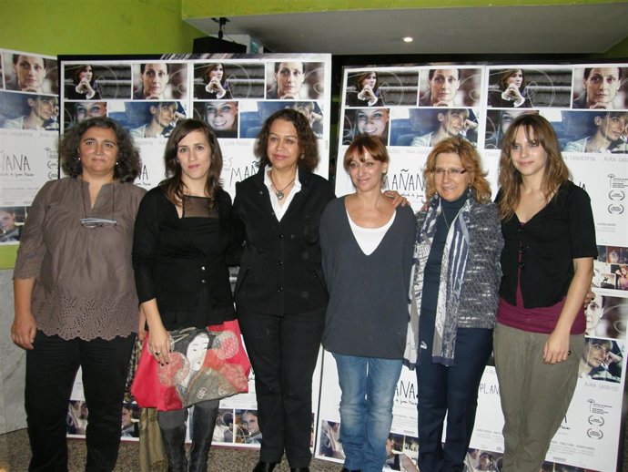 Heras, Holgado, Pulido y las protagonistas