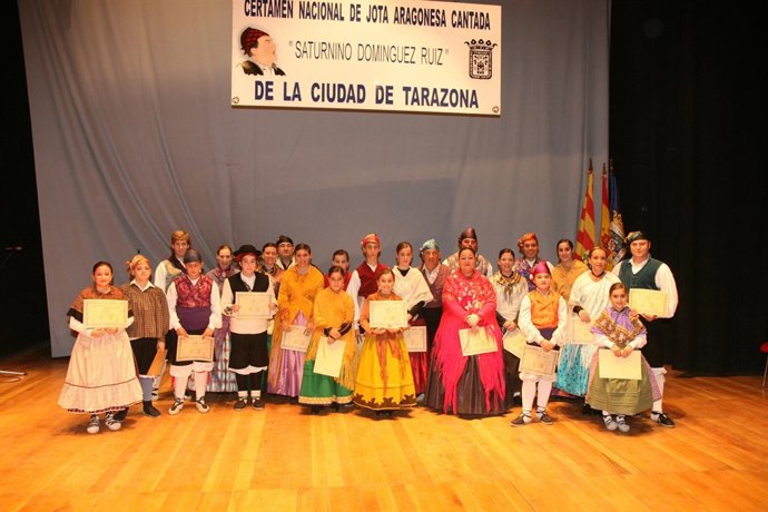 Ganadores de la anterior edición del Certamen de Jota de Tarazona