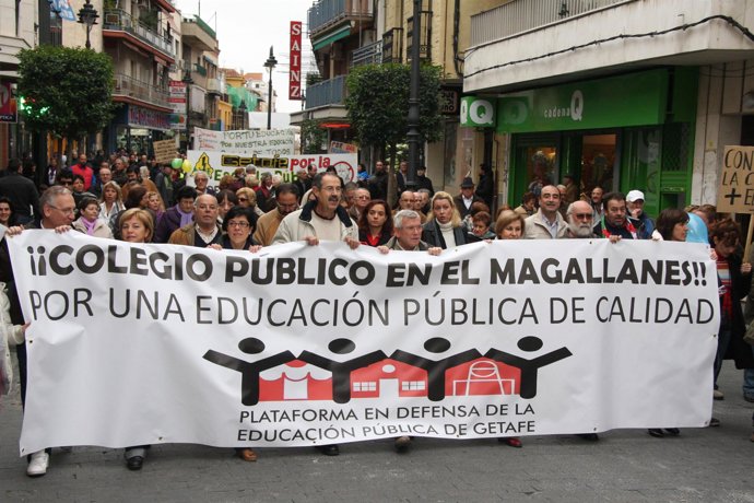 Manifestación en Getafe