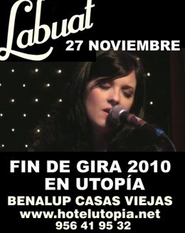 Cartel del concierto de Labuat 