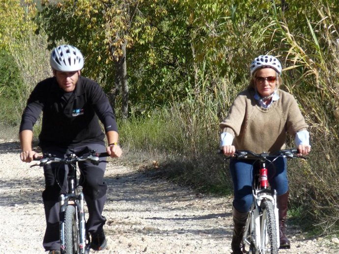 Usuarios de un centro BTT de la Generalitat.