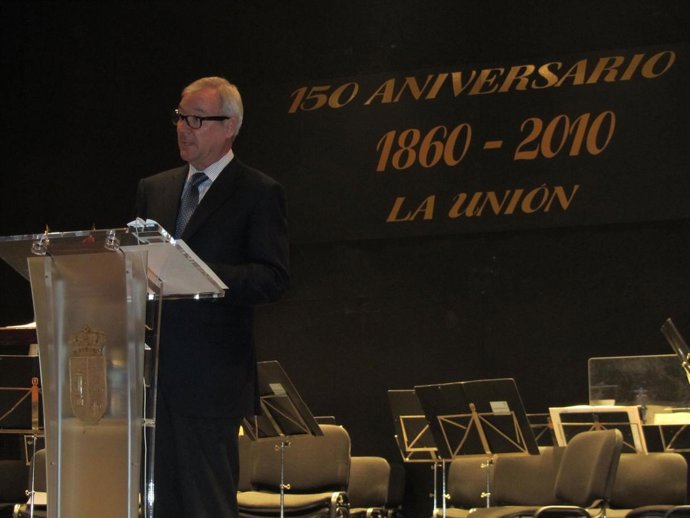 El presidente Valcárcel en el acto de clausura