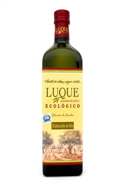 Botella de aceite ecológico