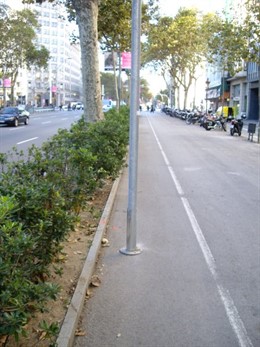 Poste de soporte de las luces de Navidad