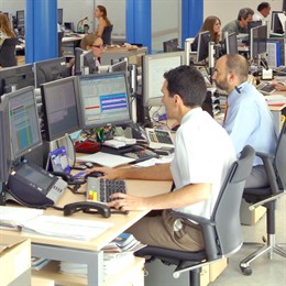 Trabajadores, oficina
