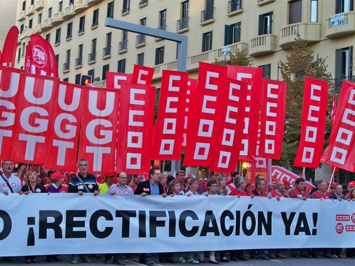 huelga general zaragoza