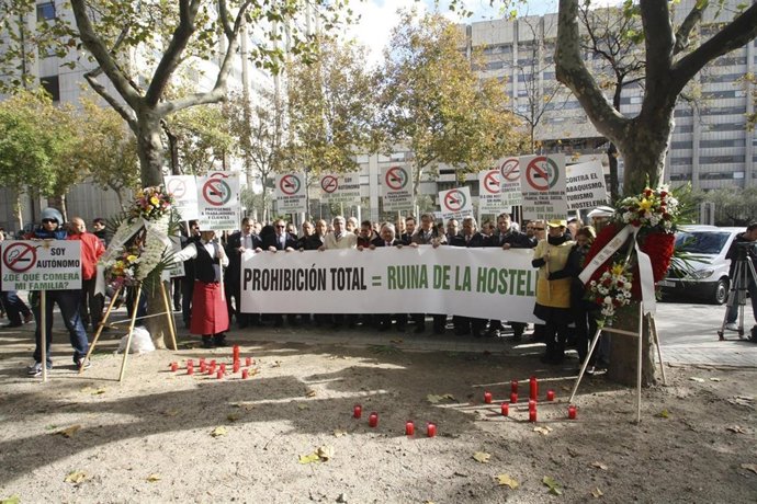 Concentración de hosteleros 